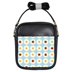 Ladybugs Pattern Girls Sling Bags by linceazul