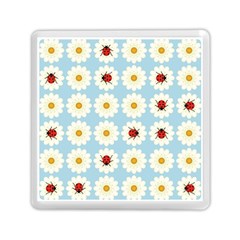 Ladybugs Pattern Memory Card Reader (square)  by linceazul