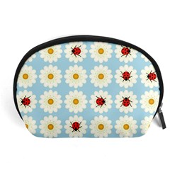 Ladybugs Pattern Accessory Pouches (large)  by linceazul