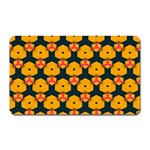 Yellow pink shapes pattern         Magnet (Rectangular) Front