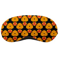 Yellow Pink Shapes Pattern         Sleeping Mask by LalyLauraFLM