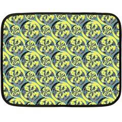 Black And Yellow Pattern Double Sided Fleece Blanket (mini)  by linceazul