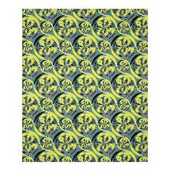 Black And Yellow Pattern Shower Curtain 60  X 72  (medium)  by linceazul