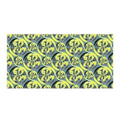 Black And Yellow Pattern Satin Wrap by linceazul