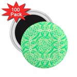 Kiwi Green Geometric 2.25  Magnets (100 pack)  Front