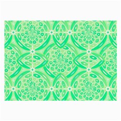 Kiwi Green Geometric Large Glasses Cloth (2-side) by linceazul