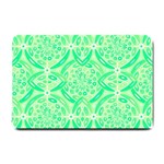 Kiwi Green Geometric Small Doormat  24 x16  Door Mat