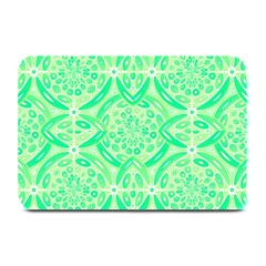 Kiwi Green Geometric Plate Mats by linceazul