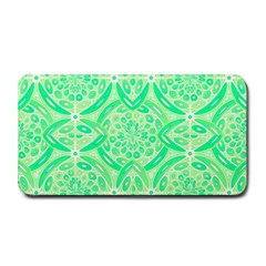 Kiwi Green Geometric Medium Bar Mats by linceazul