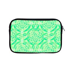 Kiwi Green Geometric Apple Macbook Pro 13  Zipper Case by linceazul