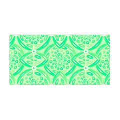 Kiwi Green Geometric Yoga Headband by linceazul