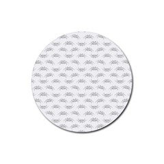 Pop Art Style Crabs Motif Pattern Blob Rubber Coaster (round)  by dflcprints