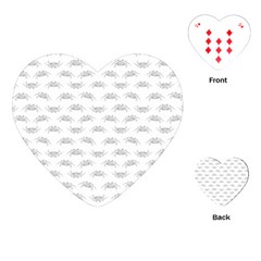 Pop Art Style Crabs Motif Pattern Blob Playing Cards (heart)  by dflcprints