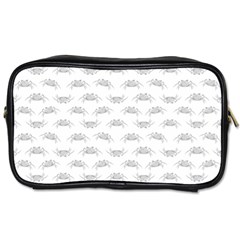 Pop Art Style Crabs Motif Pattern Blob Toiletries Bags by dflcprints