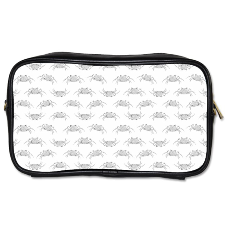 Pop Art Style Crabs Motif Pattern Blob Toiletries Bags 2-Side