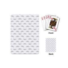 Pop Art Style Crabs Motif Pattern Blob Playing Cards (mini)  by dflcprints