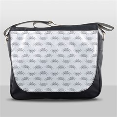 Pop Art Style Crabs Motif Pattern Blob Messenger Bags by dflcprints