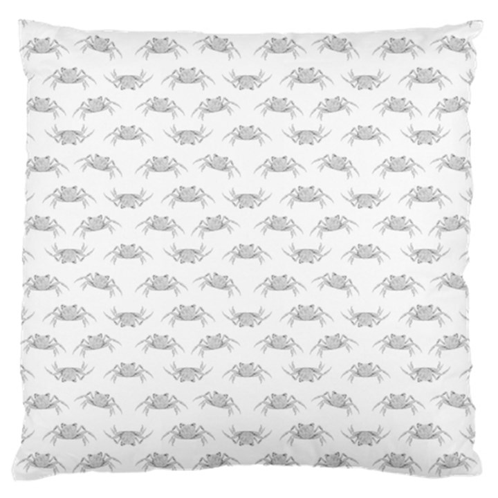 Pop Art Style Crabs Motif Pattern Blob Large Flano Cushion Case (One Side)