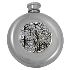 Blossom Round Hip Flask (5 Oz) by DeneWestUK