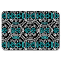 Geometric Arabesque Large Doormat  by linceazul