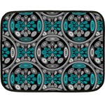 Geometric Arabesque Fleece Blanket (Mini) 35 x27  Blanket