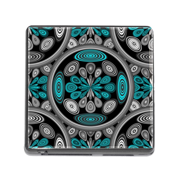 Geometric Arabesque Memory Card Reader (Square)