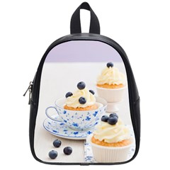 Blueberry Cupcakes School Bags (small)  by Coelfen