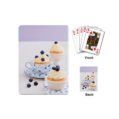 Blueberry Cupcakes Playing Cards (mini)  by Coelfen