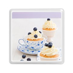 Blueberry Cupcakes Memory Card Reader (square)  by Coelfen