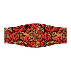 Red And Brown Pattern Stretchable Headband by linceazul