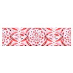 Geometric Harmony Satin Scarf (Oblong) Front