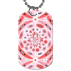 Geometric Harmony Dog Tag (one Side) by linceazul