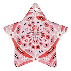 Geometric Harmony Star Ornament (two Sides) by linceazul