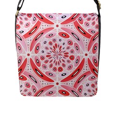 Geometric Harmony Flap Messenger Bag (l)  by linceazul