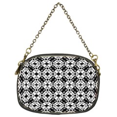 Geometric Modern Baroque Pattern Chain Purses (two Sides)  by dflcprints