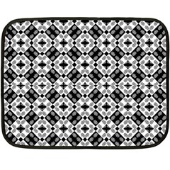 Geometric Modern Baroque Pattern Fleece Blanket (mini) by dflcprints