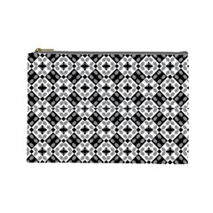 Geometric Modern Baroque Pattern Cosmetic Bag (large)  by dflcprints