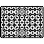 Geometric Modern Baroque Pattern Fleece Blanket (Large)  80 x60  Blanket Front