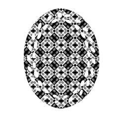 Geometric Modern Baroque Pattern Ornament (oval Filigree) by dflcprints