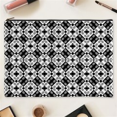 Geometric Modern Baroque Pattern Cosmetic Bag (xxxl)  by dflcprints