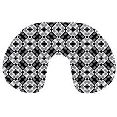 Geometric Modern Baroque Pattern Travel Neck Pillows