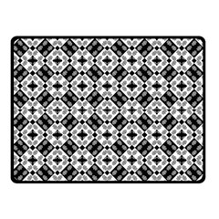 Geometric Modern Baroque Pattern Double Sided Fleece Blanket (small)  by dflcprints