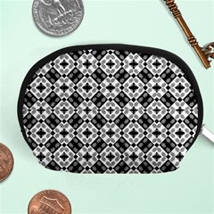 Geometric Modern Baroque Pattern Accessory Pouches (medium)  by dflcprints