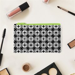 Geometric Modern Baroque Pattern Cosmetic Bag (xs) by dflcprints