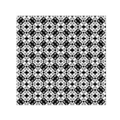 Geometric Modern Baroque Pattern Small Satin Scarf (square)  by dflcprints