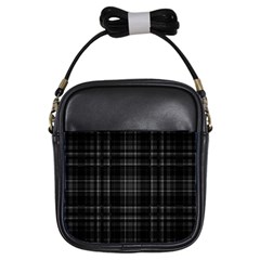 Plaid Design Girls Sling Bags by Valentinaart