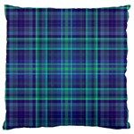 Plaid design Large Flano Cushion Case (One Side) Front