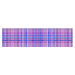 Plaid Design Satin Scarf (oblong) by Valentinaart