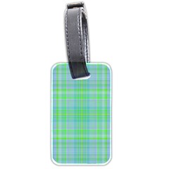 Plaid Design Luggage Tags (two Sides) by Valentinaart