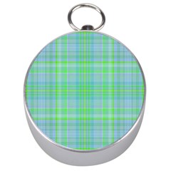 Plaid Design Silver Compasses by Valentinaart